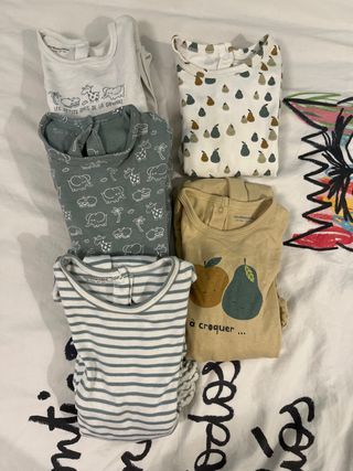 Pack 5 Pijamas bebé 36 meses