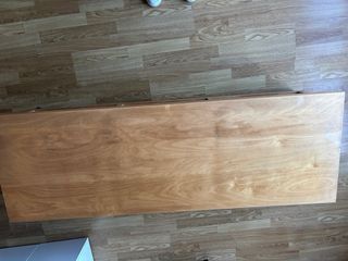 Mueble TV madera con ruedas