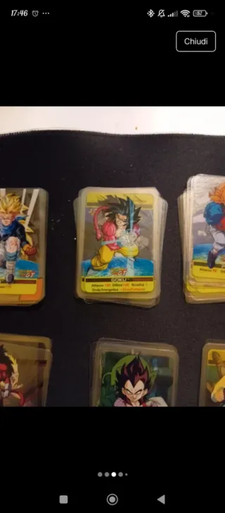 Lotto carte Dragon Ball