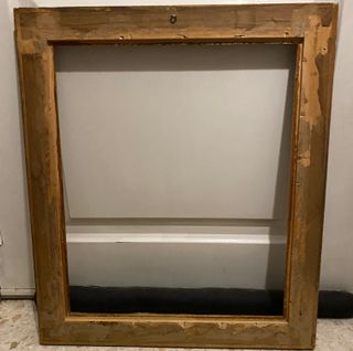 Marco antiguo madera tallada