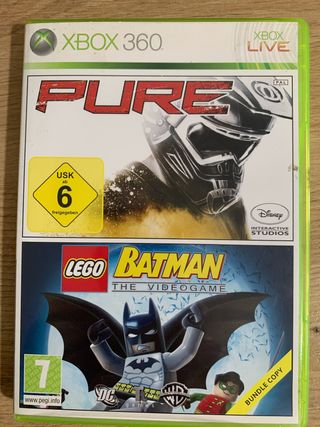 Pack 2 Juegos Xbox 360: Pure y Lego Batman