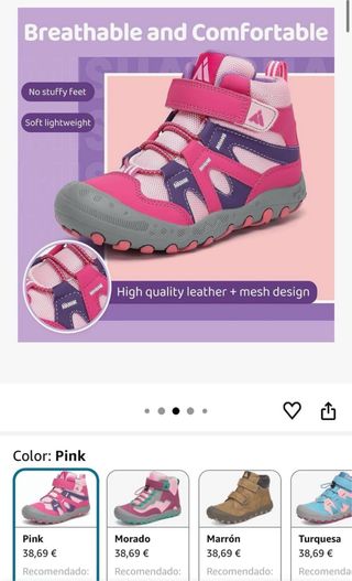 Botas de nieve niña - Tallas 29 y 33