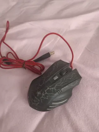 Teclado yRatón Gamer Negro y Azul