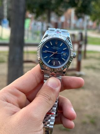 Rolex Datejust Esfera Azul Acero Inoxidable
