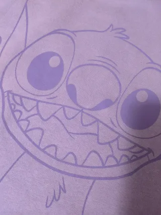 Felpa bambina Stitch lilla