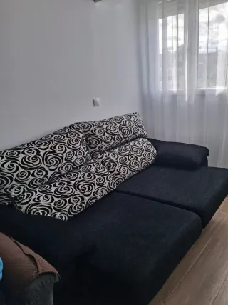 Sofá cama 3 plazas de madera, desenfundable,esquel