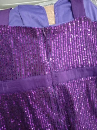 Vestido largo morado talla M fiesta