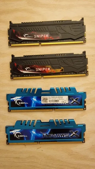 Memorias RAM 16 GB (4x4) DDR3
