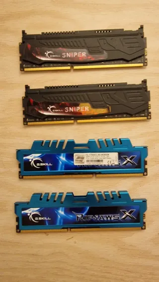 Memorias RAM 16 GB (4x4) DDR3
