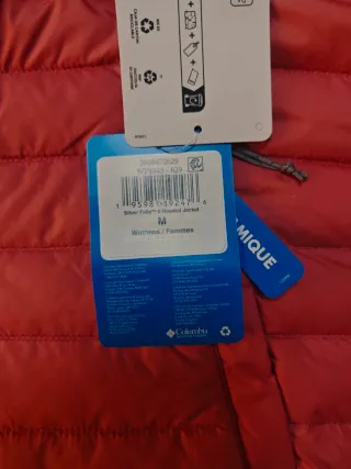 Chaqueta Columbia Mujer Talla M Rosa