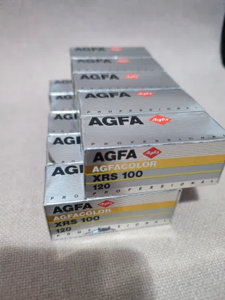 10 Películas Agfacolor XRS 100 Formato 120
