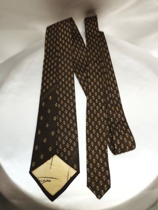 ANNI '80 - Cravatta uomo Christyan marrone Vintage