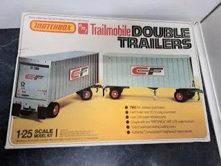 Maqueta Trailmobile Double Trailer AMT