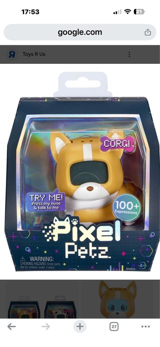 Pixel Petz Corgi Juguete Interactivo