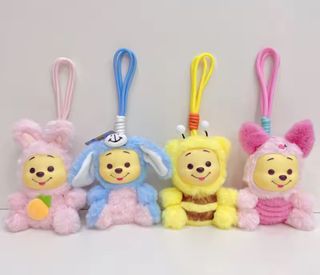 Labubu Winnie the Pooh Peluches Llavero