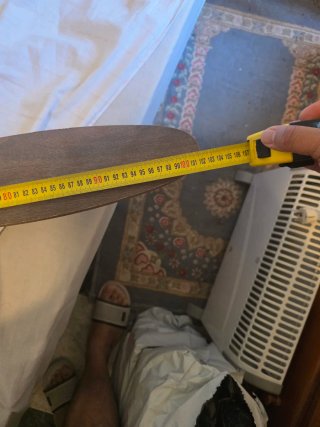 Ventilador de techo madera dupi