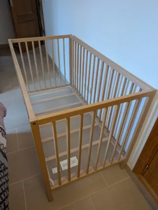 Cuna IKEA básica madera