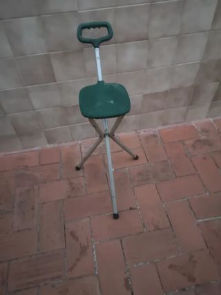 Taburete plegable portátil verde