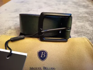 Cinturón Caballero Miguel Bellido Negro