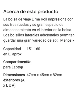 Bolsa de viaje flexible Pack Easy 3 ruedas