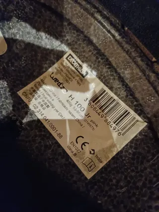 Casco de esquí infantil rosa 53-56 cm