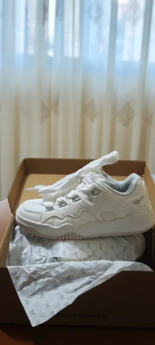 Zapatos Polinesia Mujer Talla 39 Blancos