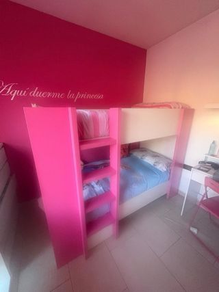 Literas rosa y blanco