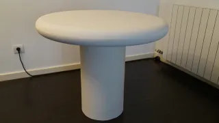 Mesa Kave Home Microcemento Blanca. Solo recogida