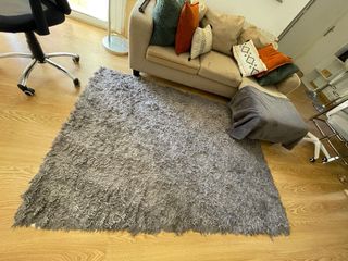 Alfombra gris Maisons du Monde