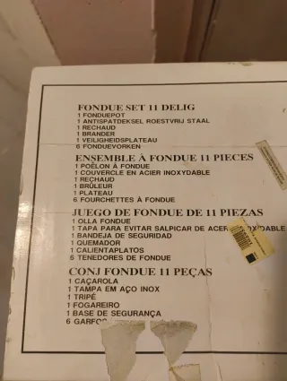 Set Fondue 11 Piezas