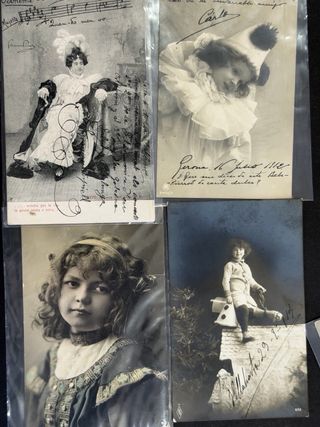 Lote de 6 postales antiguas Españolas centenarias.