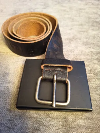 Cinturón de cuero caballero