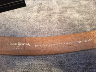 Cinturón de cuero caballero