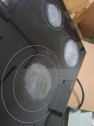 Placa vitrocerámica negra