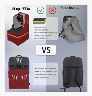 Bolsa de transporte para silla de coche de bebé