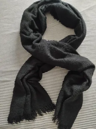 Bufanda negra mujer super calentita