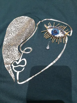 Conjunto Pantalón- Camiseta Talla M. Stradivarius