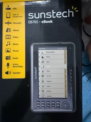 Ebook Sunstech EB705 Negro