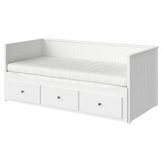 Cama Diván HEMNES Ikea Blanca con 2 Cajones