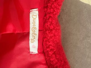 Chaqueta cárdigan Roja Lana tacto suave botones