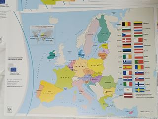 33 mapas políticos de la Unión Europea