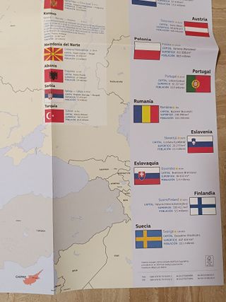 33 mapas políticos de la Unión Europea