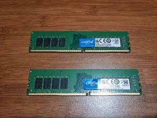 2x 8GB DDR4 UDIMM Crucial RAM