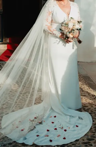 Vestido de Novia Blanco Encaje