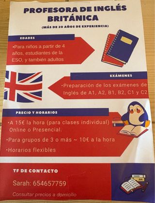Classes de Ingles