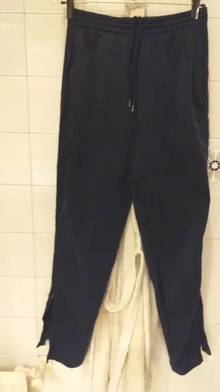 Pantalón Vintage Nike Azul Blanco