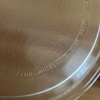 Plato de cristal para microondas