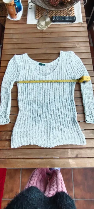 Jersey SANYE calado mujer talla L