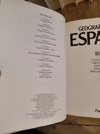 Colección Geografía de España Planeta (10 Tomos)