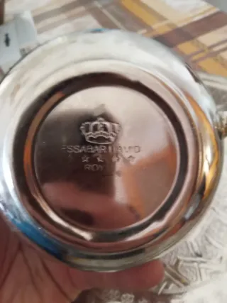 Bandeja y tetera marroquí latón bañado